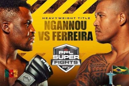 combat de NGANNOU contre FERREIRA